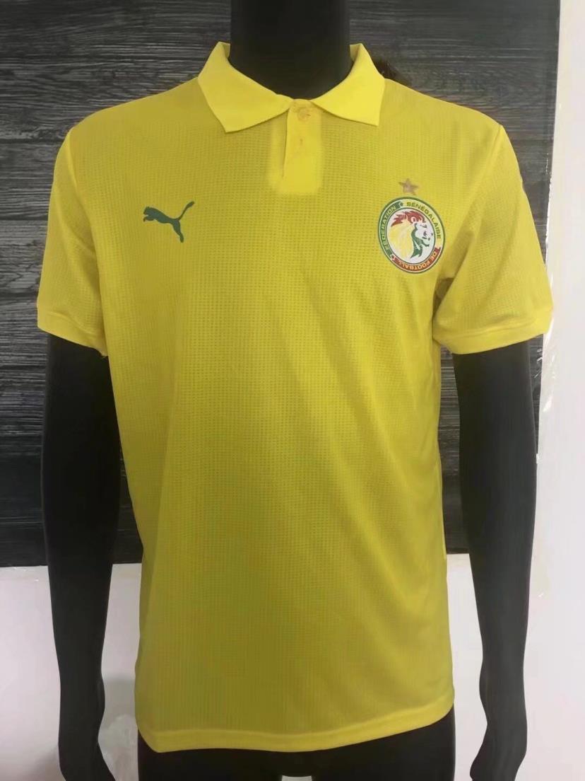 AAA Quality Senegal 21/22 Yellow Polo Shirts
